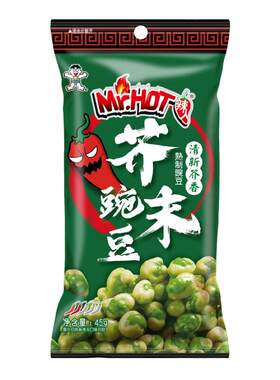 旺旺集团芥末豌豆酥脆零食辣人