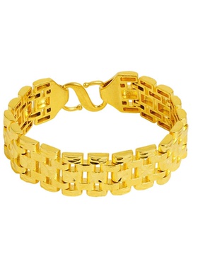 沙金坦克链百搭宽款车花手链