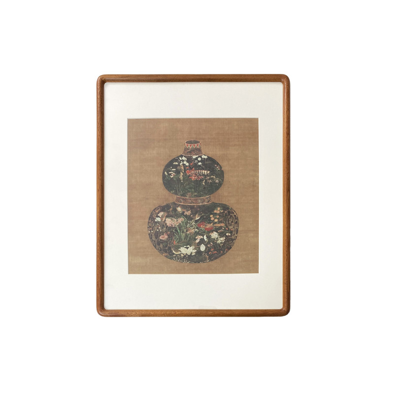 （葫芦花瓶图）卧室餐厅玄关岁朝图挂画 乔迁赠礼馆藏复刻装饰画