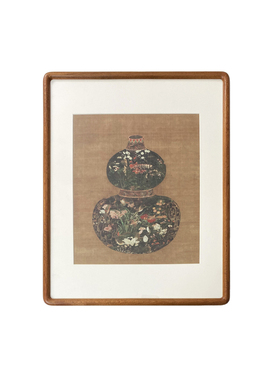 （葫芦花瓶图）卧室餐厅玄关岁朝图挂画 乔迁赠礼馆藏复刻装饰画