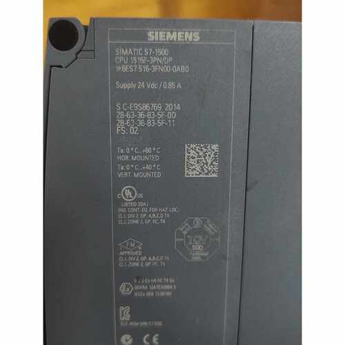 【请询价】S71500CPU模块型号6ES75163F