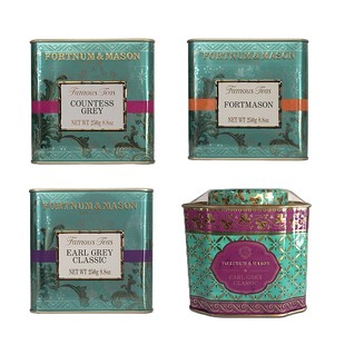 英国福南梅森伯爵夫人招牌格雷伯爵红茶散茶金属罐装