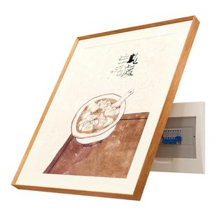 李知弥X仟象映画 电表箱遮挡装饰画免打孔新款轻奢高级艺术挂画