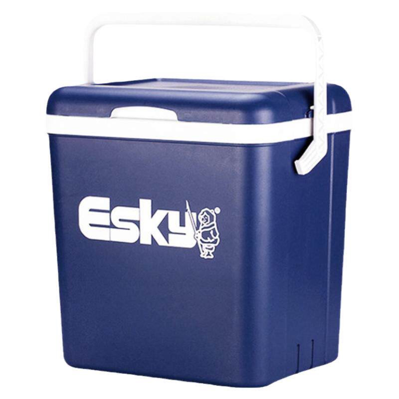 Esky车载保温箱户外便携钓鱼箱爱斯基冷冻保暖两用冰袋食品储物箱