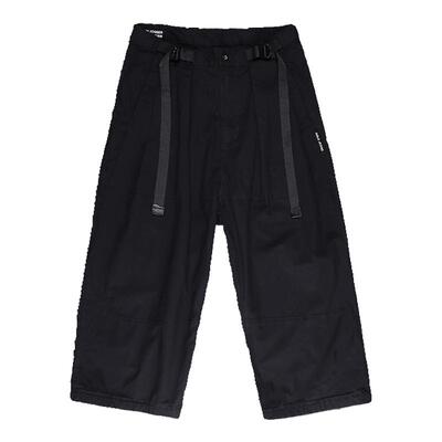 春夏薄款九分裤宽松山系工装裤男