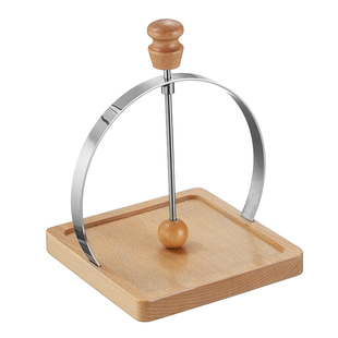 木质纸巾架立式酒店西餐厅餐巾纸架托实木桌面餐巾架咖啡厅纸夹