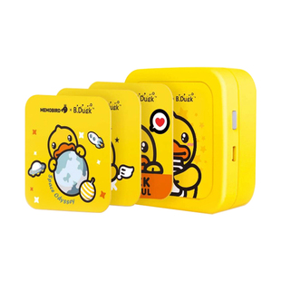 MEMOBIRD咕咕机迷你错题打印机小黄鸭官方百变面板星球鸭爱心鸭