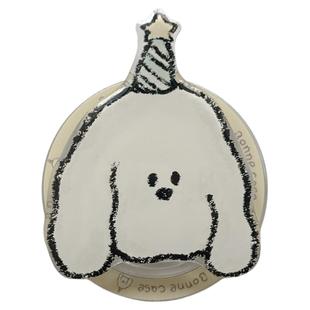 ins可爱狗狗猫咪小动物头像适用MagSafe磁吸支架卡通手机吸附可伸缩新款气囊支架桌面支撑网红超火创意日韩风