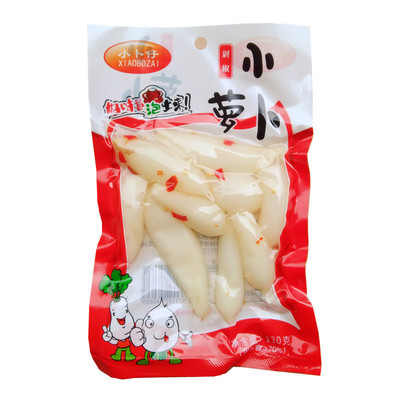 山椒小萝卜头剁椒水晶酸萝卜爽口