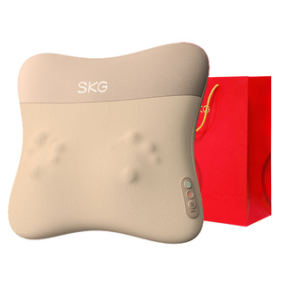新年礼物skg腰部按摩仪器V5全自动揉捏全身背部颈椎腰靠垫神器