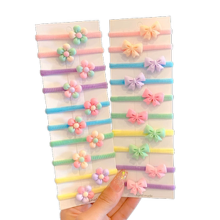 儿童可爱皮筋发圈不伤发弹性好女童宝宝扎头绳2025新款毛巾圈发饰