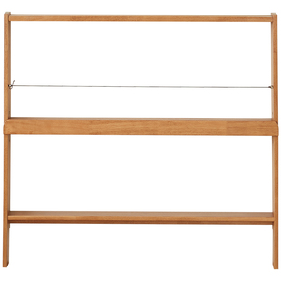 实木书架儿童绘本架极窄薄床边置物架落地靠墙储物架家用展示柜