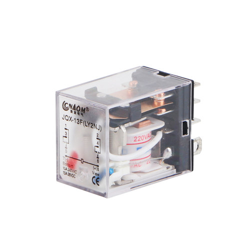 小型中间继电器220v交流LY2NJ带灯JQX-13F HH64P/63P/62P直流24V