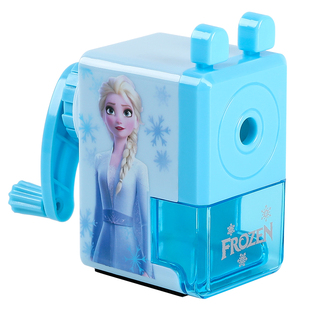 联众迪士尼转笔刀女孩铅笔机刨削笔器旋钻卷笔刀手动手摇削笔刀鲍比儿童小学生男孩修绞笔刀自动进铅旗舰店