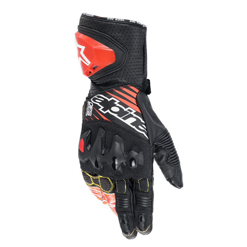 a星alpinestars摩托车手套专业赛道手套袋鼠皮机车手套GP TECH V2