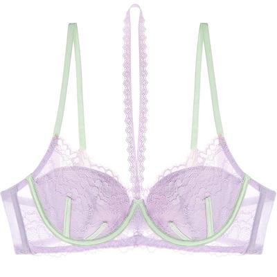 大胸显小美胸挂脖带显瘦仙气内衣