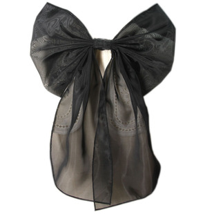 蝴蝶结领口装饰配衬衣毛衣千鸟格百搭韩版领带黑色格子白色春新款