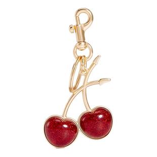 包包挂件小樱桃适配lv包包村上隆女包钥匙扣配饰包配件挂饰高级感