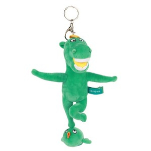 甘肃省博物馆文创马踏飞燕2026马年玩偶小绿马钥匙扣生日新年礼物