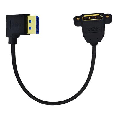 8KDP弯头延长线1.4版公对母displayport笔记本显卡高清视频转接显