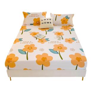 纯棉床笠单件秋冬全棉床罩加厚防尘全包席梦思床垫保护罩床单床套