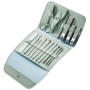 日美指甲刀套装工具修脚刀套装指甲钳全套高档指甲剪挖耳勺套装女