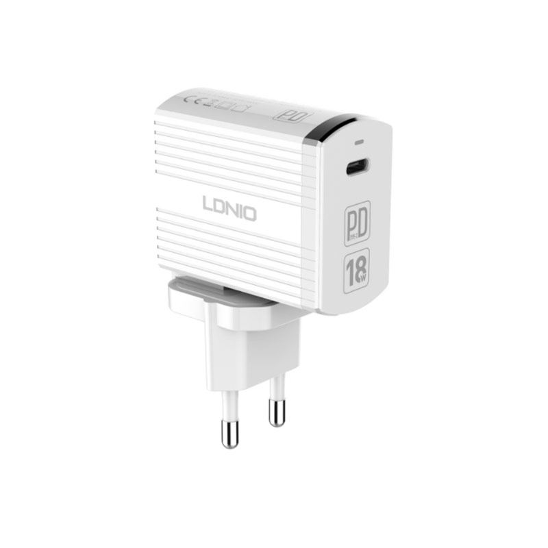 LDNIO力德诺type-c平板电脑手机充电器适用安卓华为荣耀三星opp小米PD充电头USB-C双面插口英标欧规美式插头