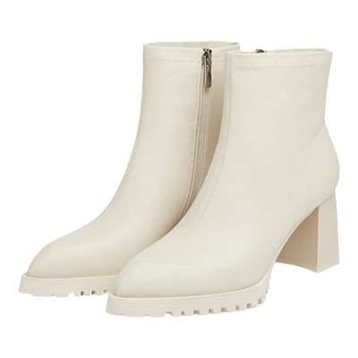 星期六真皮短靴加绒靴子2025新款