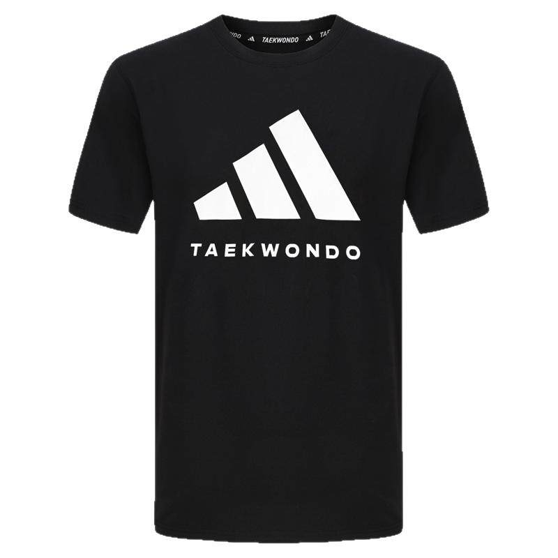 Adidas/阿迪达斯T恤速干短袖男士运动休闲夏季吸湿透气圆领印花