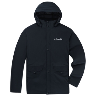 哥伦比亚25秋冬新品男子穿行系列金点防水700蓬鹅绒羽绒服WE0054