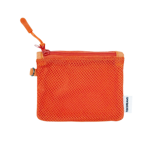 日本聚酯纤维双拉链包收纳袋居家旅行透明便携网格小收纳包现货