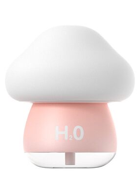 蘑菇七彩拍拍灯加湿器多功能夜灯