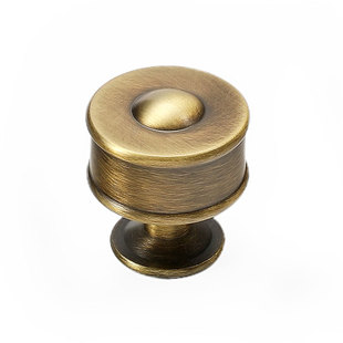 法式古铜圆球单孔黄铜柜门把手现代简约铜制橱衣柜实心抽屉拉手