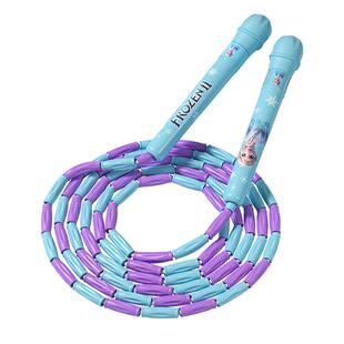 迪士尼儿童竹节跳绳幼儿园初学专用可调节小学生体育考试专业跳绳