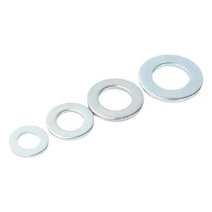 8.8级蓝白锌平垫圈平垫片高强度华司介子防滑垫片M3M4M5M6M8-M20