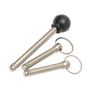 304不锈钢/铁镀锌钢珠快卸销拉拔销拉环销安全销插销球头锁紧销带