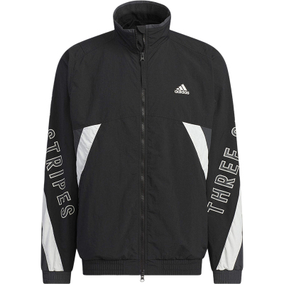 Adidas/阿迪达斯正品立领男女同款运梭织宽松夹克外套IS5146