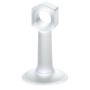 厕所门吸免打孔卫生间门把手玻璃防撞神器硅胶强力洗手间门后吸盘