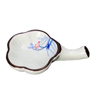 墨碟毛笔书法陶瓷碟毛笔架笔洗笔搁水碟文房四宝盛墨汁用墨盒墨盘墨池书法古风墨碟笔舔学生用砚台初学者