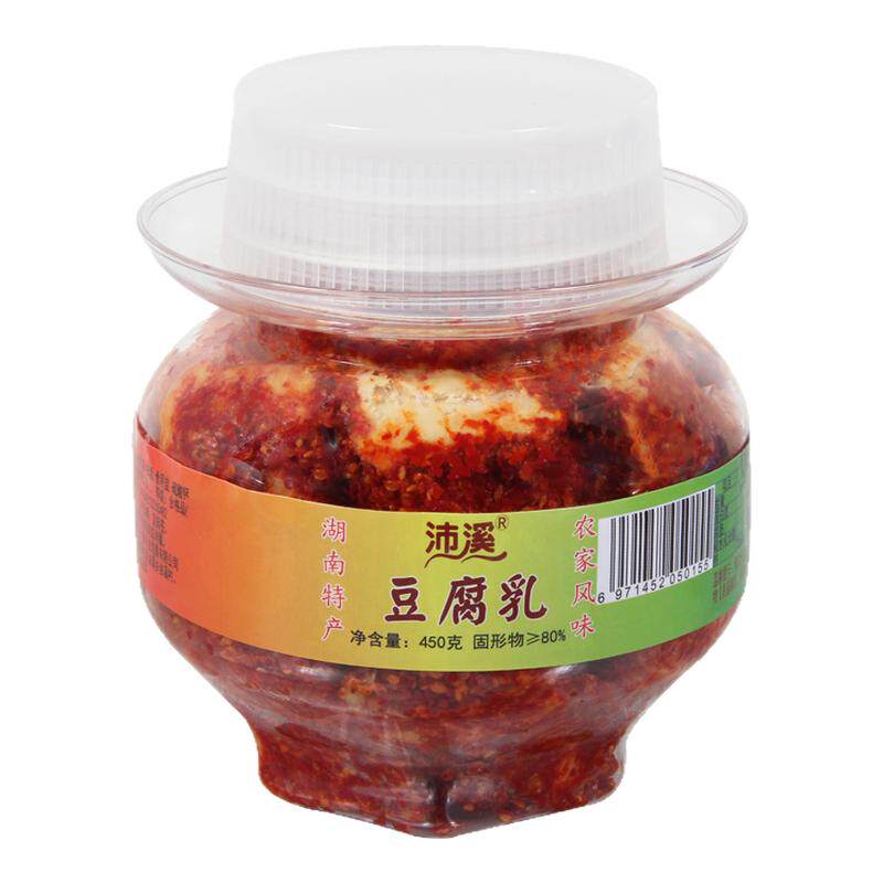 湖南手工香辣无油泡豆腐乳2瓶