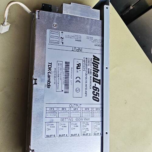 议价Alphaii-650 Mv6500362a Power Supply 650适用