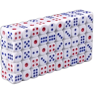 色子骰粒筛子数字骰子14号色粒大排档KTV酒吧骰子100粒1包5包包邮