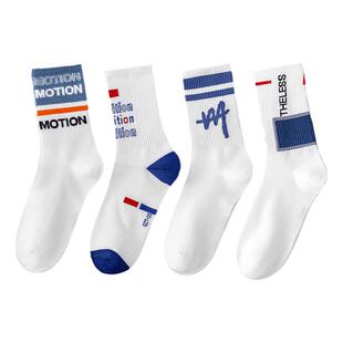 furry白袜子兽爪兽人休闲运动春夏秋季薄款中筒袜学院风动漫条纹