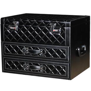 汽车载后备箱收纳储物箱适用于宝马奔驰整理尾箱杂置物行李箱抽屉