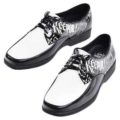 非零旦斯美式复古放客街舞皮鞋