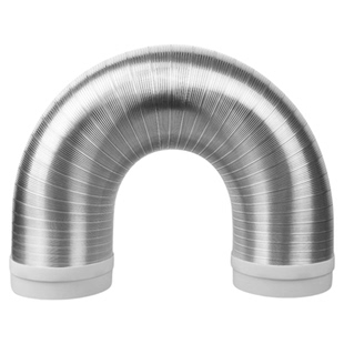 升级纯铝加厚抽油烟机排烟管道家用油烟管子排气管风软管通用配件