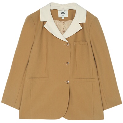 学院风撞色可拆卸半身裙微胖定制