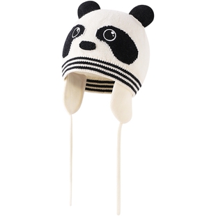 英氏儿童帽子毛线护耳帽秋冬保暖宝宝可爱针织帽保暖帽新款