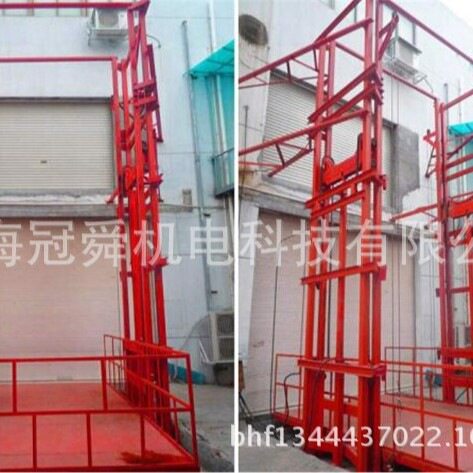 导轨升降机货梯厂家 起重装卸升降货梯 导轨式货梯