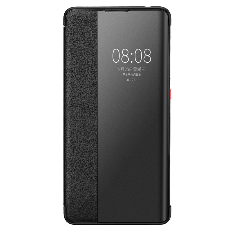 适用华为mate30pro手机壳mate30epro牛皮手机套LIO真皮防摔TAS皮套5g智能AL翻盖式mt30男m30限量版AN00保护套